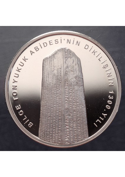 Bilge Tonyukuk 20 Tl 2021 Gümüş 0.925 Diameter 38.61 Mm. 31.1 Gr. Sertifikalı Hatıra
