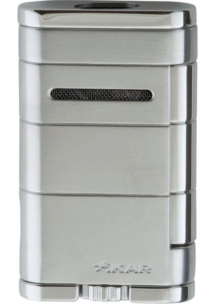 Allume Gümüş Çift Torch Puro Çakmağı