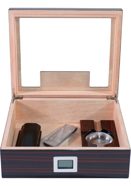 Premiumquality Laureles Kahverengi Sedir Humidor Puro Seti fiyatları