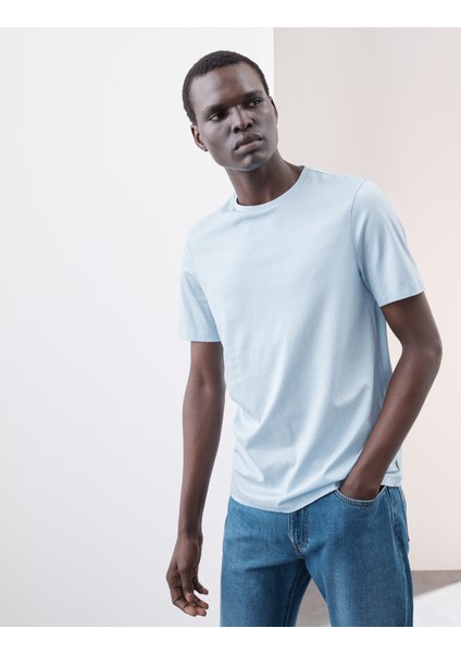 Pure Supima® Slim Fit Premium Pamuklu T‑Shirt