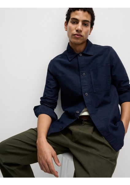 Pamuklu Regular Fit İnce Gömlek