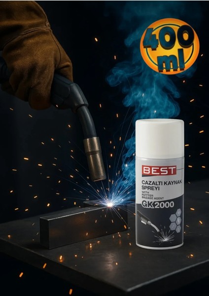 Best GK2000 Gazaltı Kaynak Spreyi 400 ml