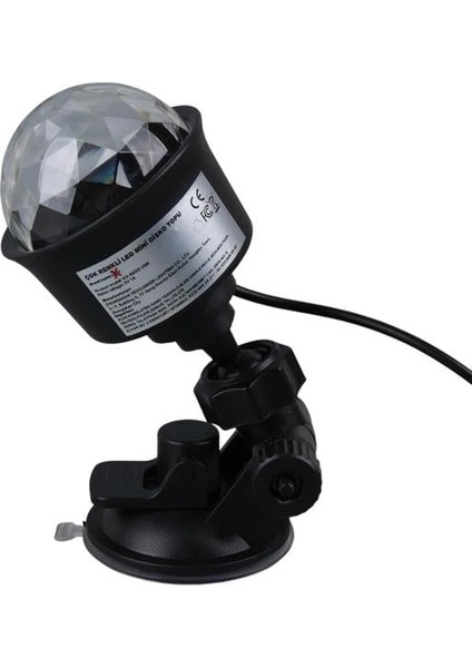 AL-KX-6889 Projeksiyon Atmosferli Usbli 4 Watt Şarjlı Sihirli Rgb LED Disko Topu (5047) modelleri