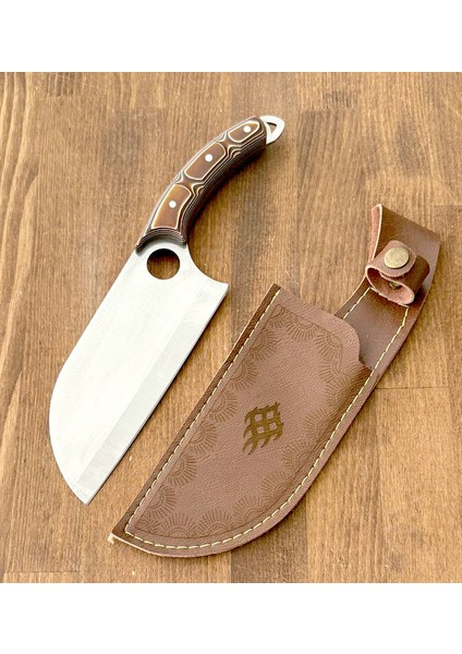 Almazan Şef Bıçağı Kamp Bıçağı Doğa Bıçağı Yemek Bıçağı Av Bıçağı Hem Bıçak Hem Satır HGALM192