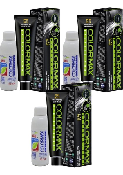 SPS997 Nouveau 2025/07.74 Yoğun Karamel 60 ml 3 Adet Saç Boyası + 3 Adet 90 ml Oksidan Set