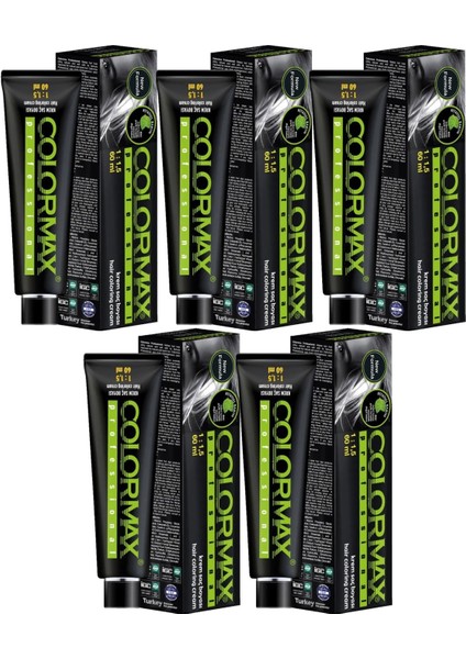 SPS329 Nouveau 2025/07.03 Fındık Kabuğu 60 ml 5 Adet Saç Boyası Oksidansız