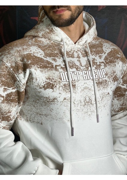 Kapşonlu %100 Pamuk Baskılı Sweatshirt fırsatları