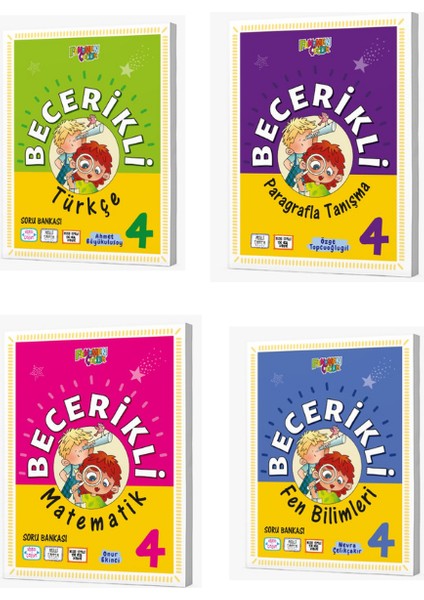 F.ç Becerıklı 4 Türkçe+Paragrafla Tanısma+Matematık+Fen Bılımlerı Sb(4 Kitap)