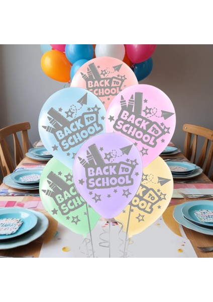 Balon Okulda İlk Günüm-Back tMakaron Çift Tara.6lı modelleri