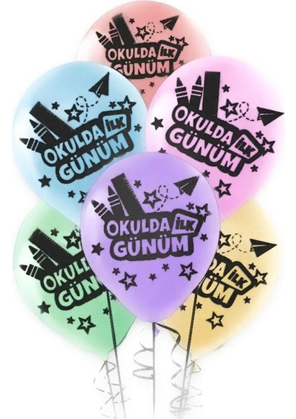 Balon Okulda İlk Günüm-Back tMakaron Çift Tara.6lı fırsatları