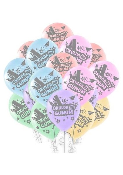 Balon Okulda İlk Günüm-Back tMakaron Çift Tara.6lı indirimleri