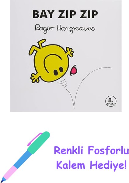 Bay Zıp Zıp + Renkli Fosforlu Kalem