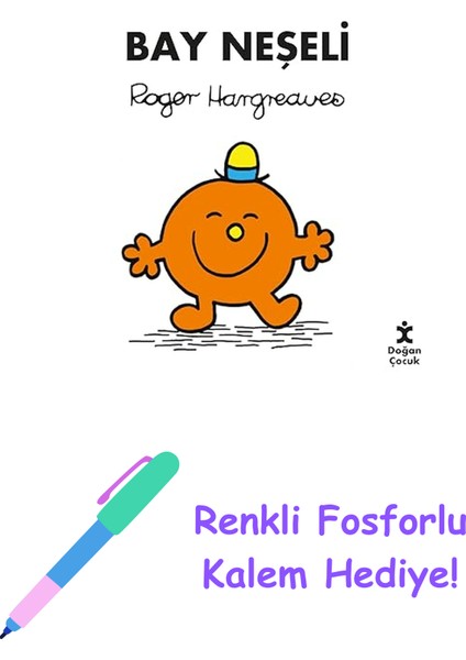 Bay Neşeli + Renkli Fosforlu Kalem