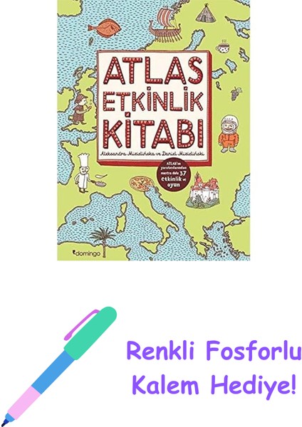 Atlas Etkinlik Kitabı + Renkli Fosforlu Kalem