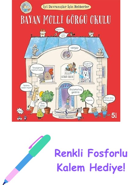 Bayan Molli Görgü Okulu + Renkli Fosforlu Kalem