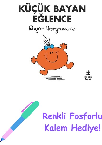 Küçük Bayan Eğlence + Renkli Fosforlu Kalem