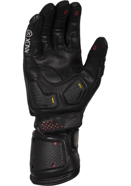 Oulton Mk2 Korumalı Deri Motosikleçi Eldiveni Siyah Beyaz fiyatları