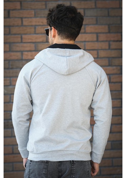 Chev Micro Interlok Dik Yaka Fermuarlı Hırka Sweatshirt modelleri