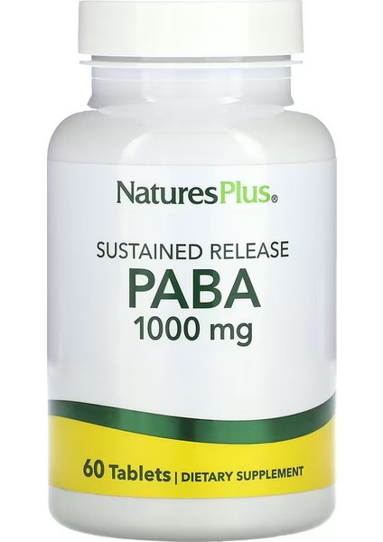 Sustained Release Paba 1,000 Mg 60 Tablet