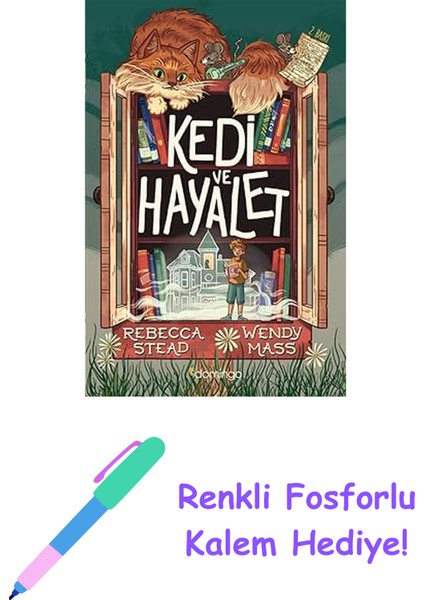 Kedi ve Hayalet + Renkli Fosforlu Kalem