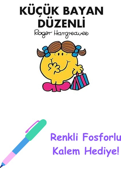 Küçük Bayan Düzenli + Renkli Fosforlu Kalem