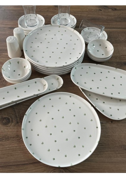 Clover Kahvaltı Takımı 6 Kişilik 28 Parça indirimleri