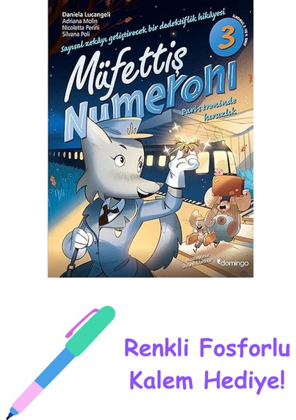 Müfettiş Numeroni 3 - Paris Treninde Hırsızlık + Renkli Fosforlu Kalem