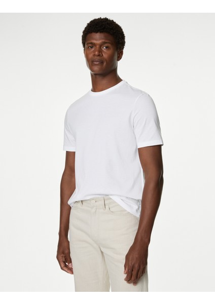 3'lü Pure Supima® Pamuklu T-shirt fırsatları