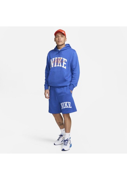 Club Fleece Erkek Mavi Şort