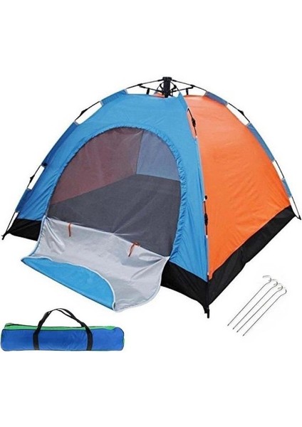 Otomatik Kurulumlu Kamp Çadırı 3 Kişilik (200X150X110)