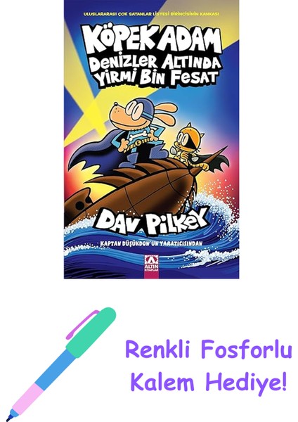 Köpek Adam 11 / Denizler Altında Yirmi Bin Fesat + Renkli Fosforlu Kalem