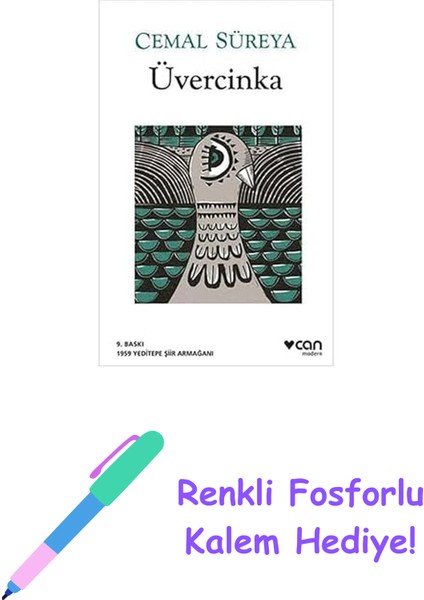Üvercinka + Renkli Fosforlu Kalem