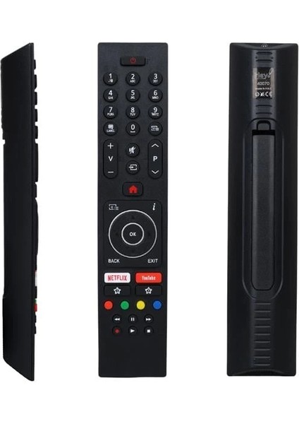 Vestel 4K Smart 55UD8450 LCD LED Tv Kumanda (RC43135 Black Nobrand V2) (5047)