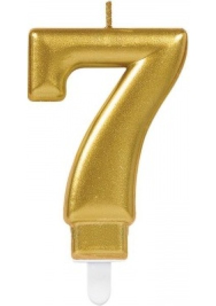 7 Rakam Mum Gold Renk (4915)