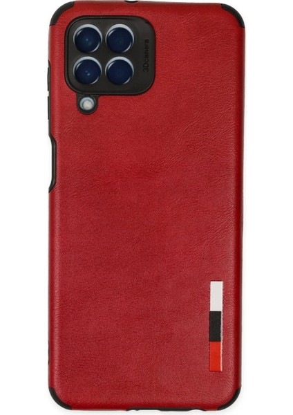 Samsung Galaxy M33 Kılıf Loop Deri Silikon - Kırmızı