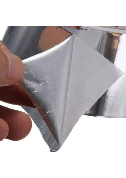 Alüminyum Folyo Bant Yapışkanlı 72 mm x 20 Metre Yanmaz Soba Borusu Bandı modelleri