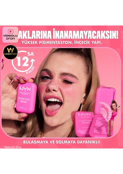 Buttermelt Blush Kremsi Pembe Pudra Allık -01 My Butta Half modelleri