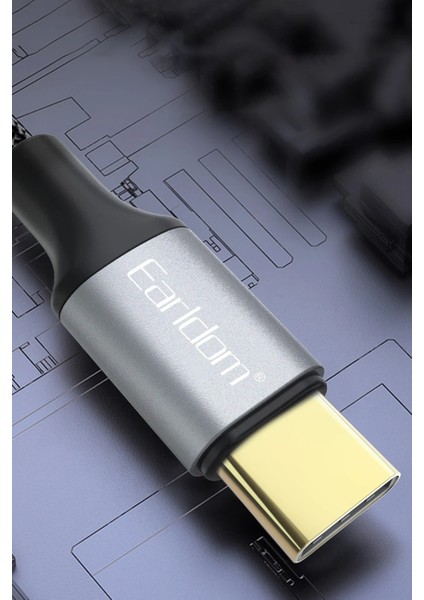 AUX61 Tak Çalıştır 1m Type-C To 3.5mm Dijital Aux Kablo - Siyah fiyatları