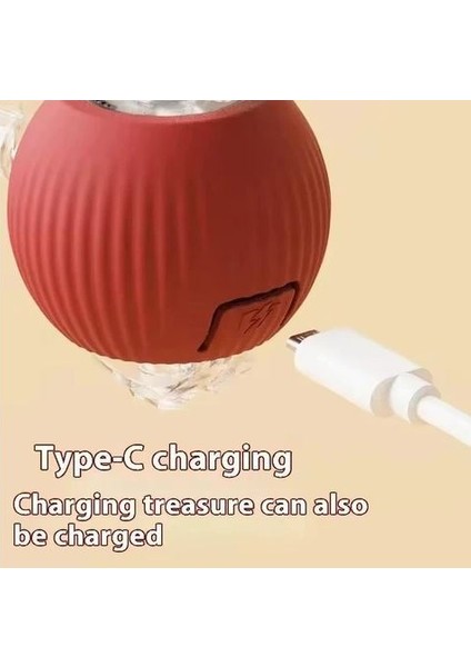 Akıllı Kedi Oyuncağı, USB Şarjlı, LED Işıklı, 3 Modlu, Otomatik Yuvarlanan Top fırsatları