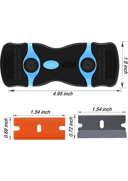 Çok Amaçlı Set Plastik ve Metal Tıraş Bıçağı Kazıyıcı, Pencere Camı Temizleyici, Film Araba ve Ev Için Yapıştırıcı Sökücü Aracı ST07 fiyatları