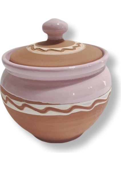 Dekoratif Toprak Sırlı Şekerlik