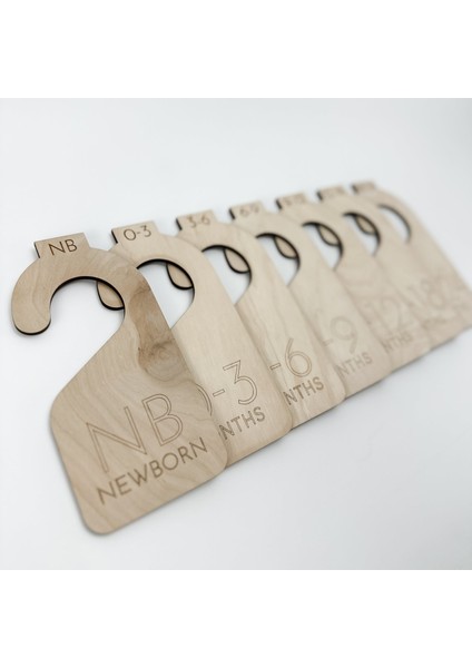 Bebek Elbise Askısı , Kıyafet Bölücü- Ayırıcı | 0-24 Ay Yenidoğan Dolap, Gardrop Düzenleyici modelleri