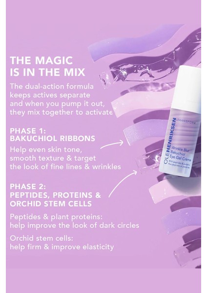 Transform Wrinkle Blur Bakuchiol Göz Jeli Krem 18ML modelleri