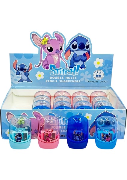 Stitch Disney Kalemtıraş Çift Hazneli Sevimli Kalemtraş
