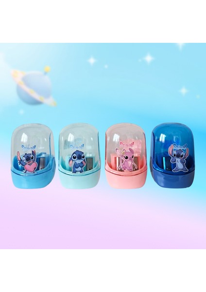 Stitch Disney Kalemtıraş Çift Hazneli Sevimli Kalemtraş modelleri