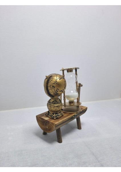 Frefly Store Küçük Dünya Tasarımlı Kum Saati Dünya Ofis ve Ev Biblosu indirimleri