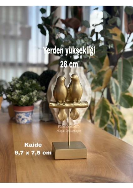 Dekoratif Kuşlu Biblo /masa-Sehpa Üstü Aksesuar/kitaplık Süsü/raf Kombin fiyatları