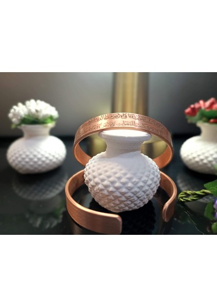 Bakır Saf Bakır Bileklik Mükemmel Şıklık Yeni Model AYETEL KÜRSİ