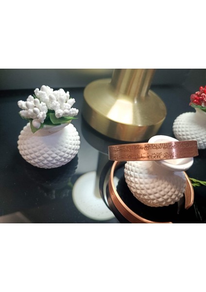 Bakır Saf Bakır Bileklik Mükemmel Şıklık Yeni Model AYETEL KÜRSİ modelleri