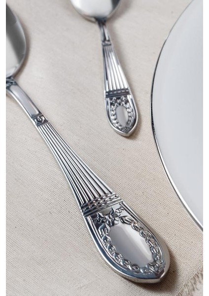 Yeni Sezon La Papillion 84 Parça Çatal Bıçak Kaşık Seti - Silver - Sılver fiyatları